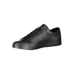 Tommy Hilfiger Black Leather Men's Sneaker