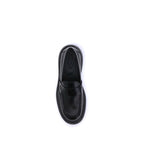 Tod's Black Rubber Platform Loafers