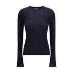 Cruna Blue Wool Sweatshirt
