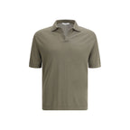 Cruna Green Cotton Polo Shirt
