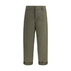 Golden Goose Green Cotton Chino Pants