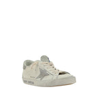 Golden Goose White Calf Leather Bos Taurus Low Top Sneakers