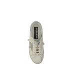 Golden Goose White Calf Leather Bos Taurus Low Top Sneakers