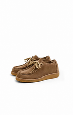 Maden Vintage Clarks / Khaki Split Suede Low-top Boots Casual Loafers