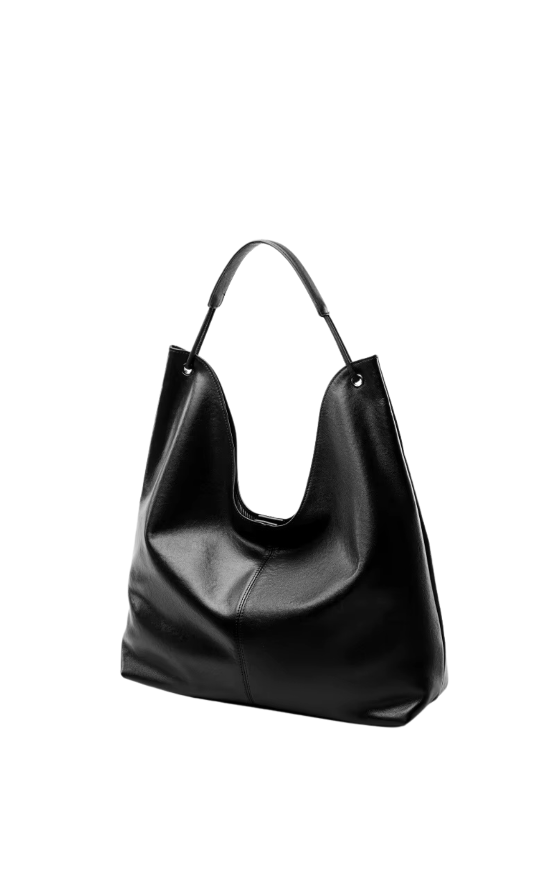 COWHIDE LEATHER | LARGE HOBO SHOULDER BAG