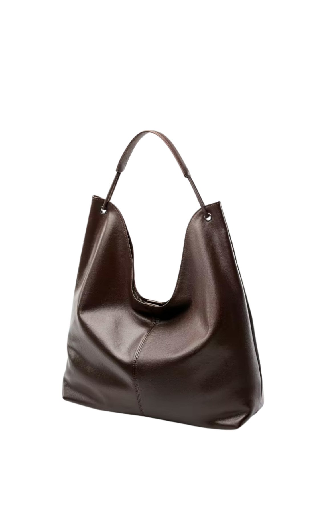 COWHIDE LEATHER | LARGE HOBO SHOULDER BAG