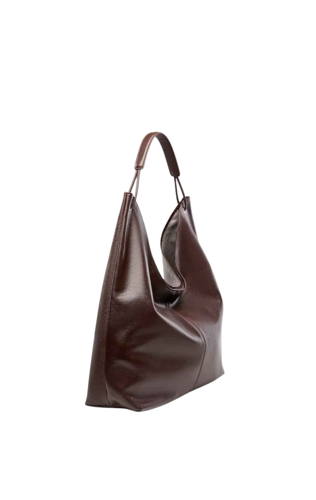 COWHIDE LEATHER | LARGE HOBO SHOULDER BAG