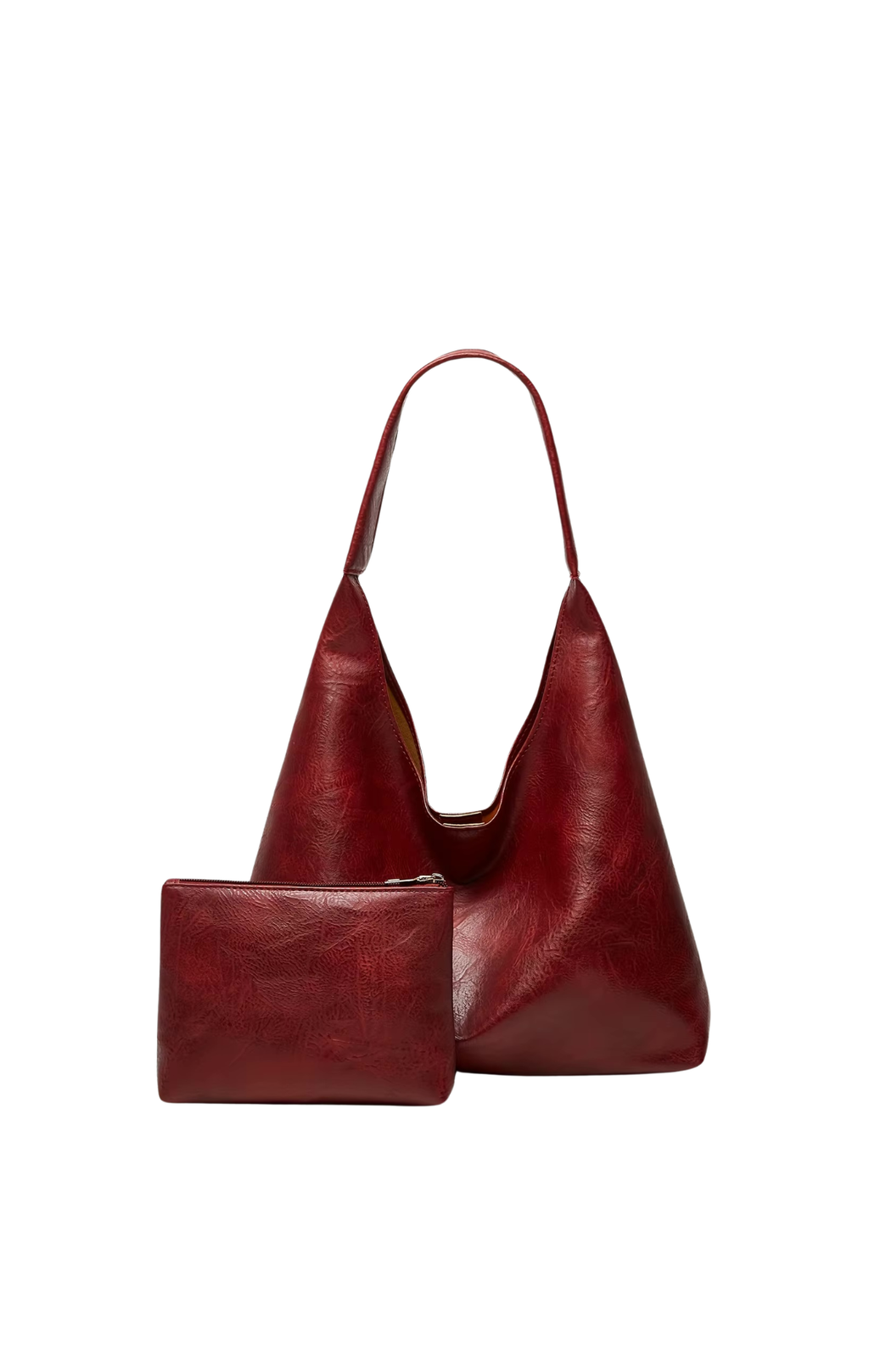 LEATHER TOTE BAG SET