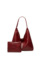 LEATHER TOTE BAG SET