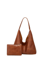 LEATHER TOTE BAG SET
