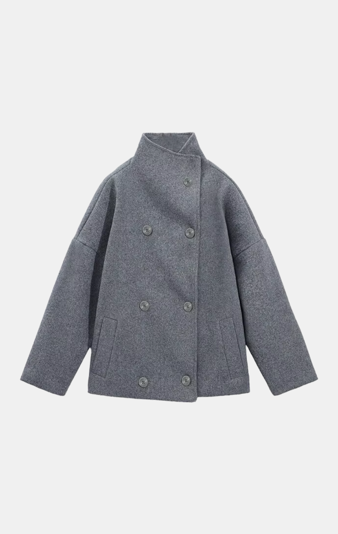 WOLLJACKE MIT KRAGEN