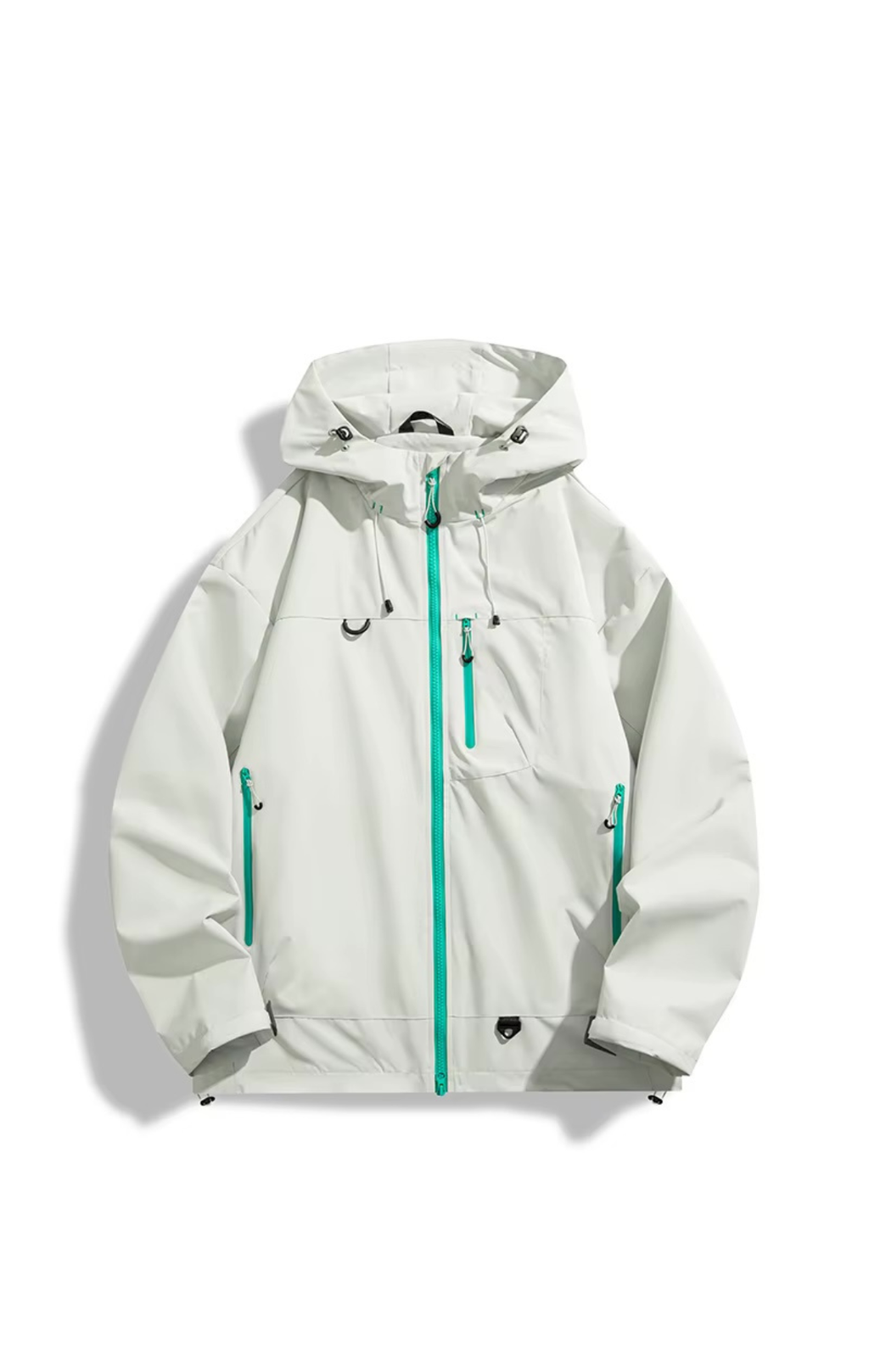 LNGXO Unisex Wasserdichte Wanderjacke Windbreaker - Outdoor Sport Winddichte Regenjacke
