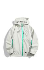 LNGXO Unisex Wasserdichte Wanderjacke Windbreaker - Outdoor Sport Winddichte Regenjacke