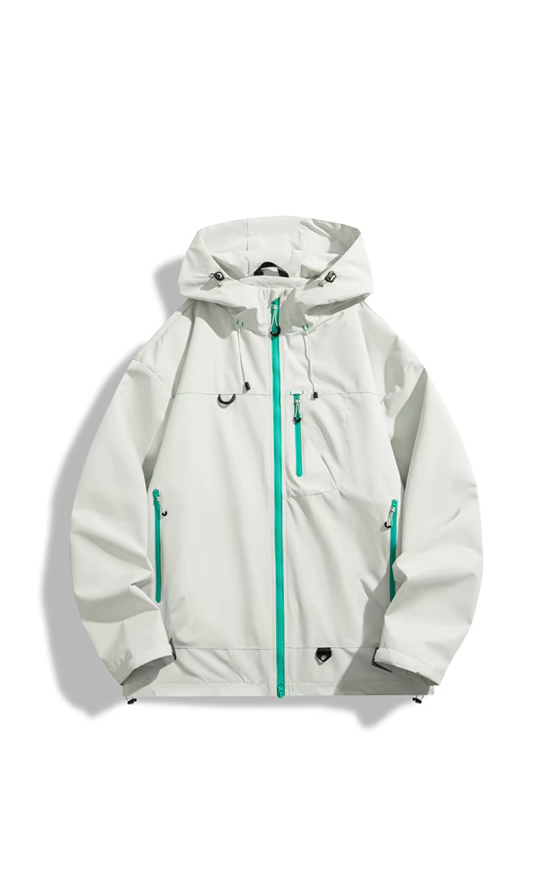 LNGXO Unisex Wasserdichte Wanderjacke Windbreaker - Outdoor Sport Winddichte Regenjacke