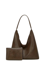 LEATHER TOTE BAG SET