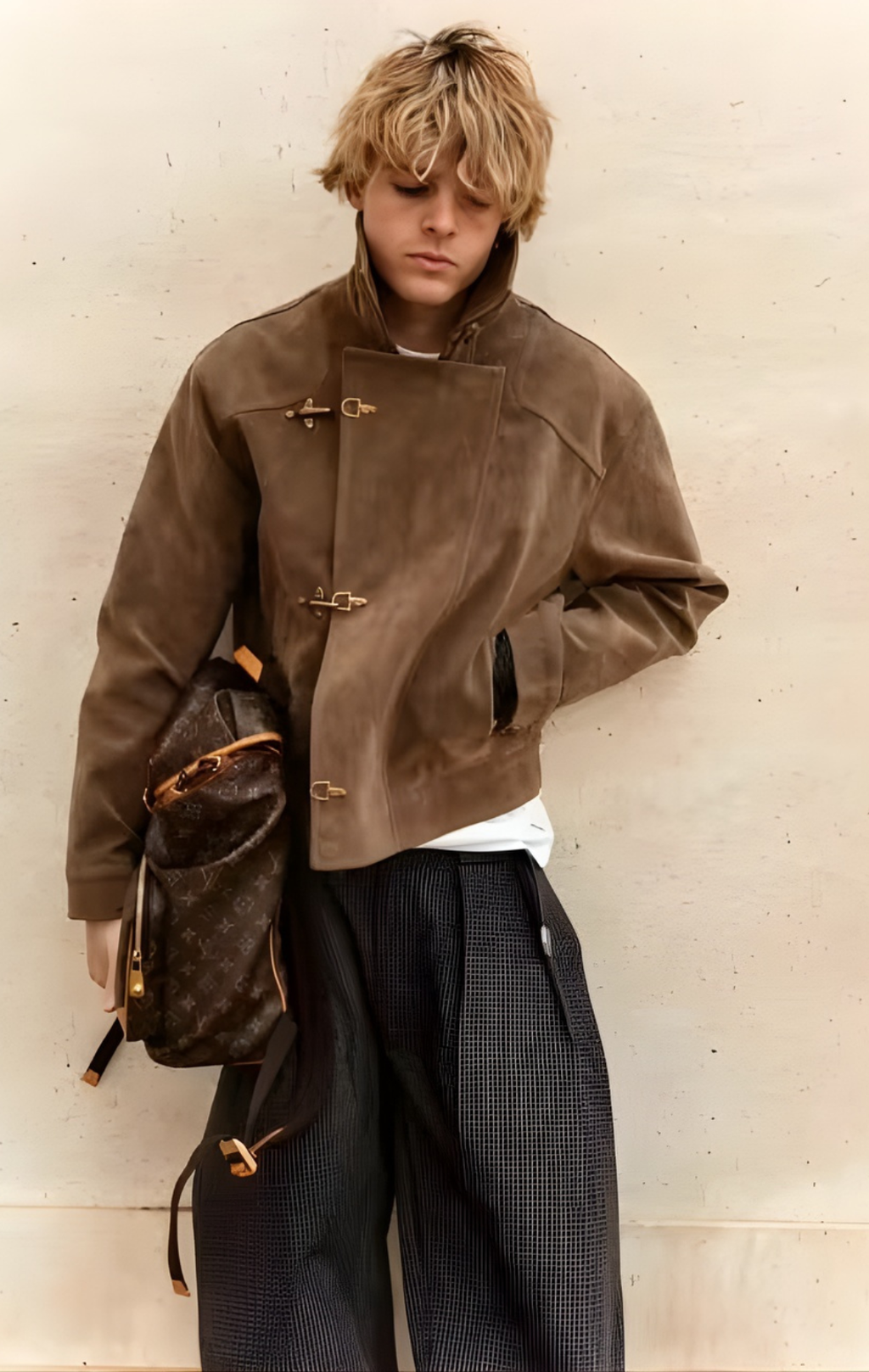 METAL BUTTON COTTON JACKET