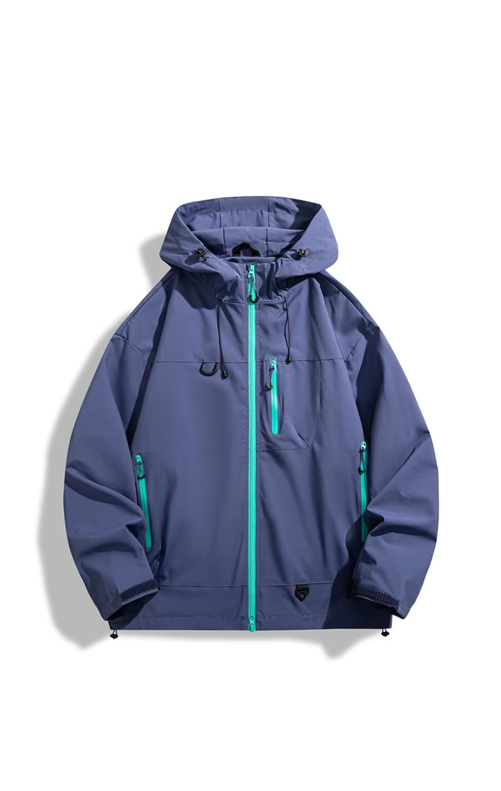 LNGXO Unisex Wasserdichte Wanderjacke Windbreaker - Outdoor Sport Winddichte Regenjacke