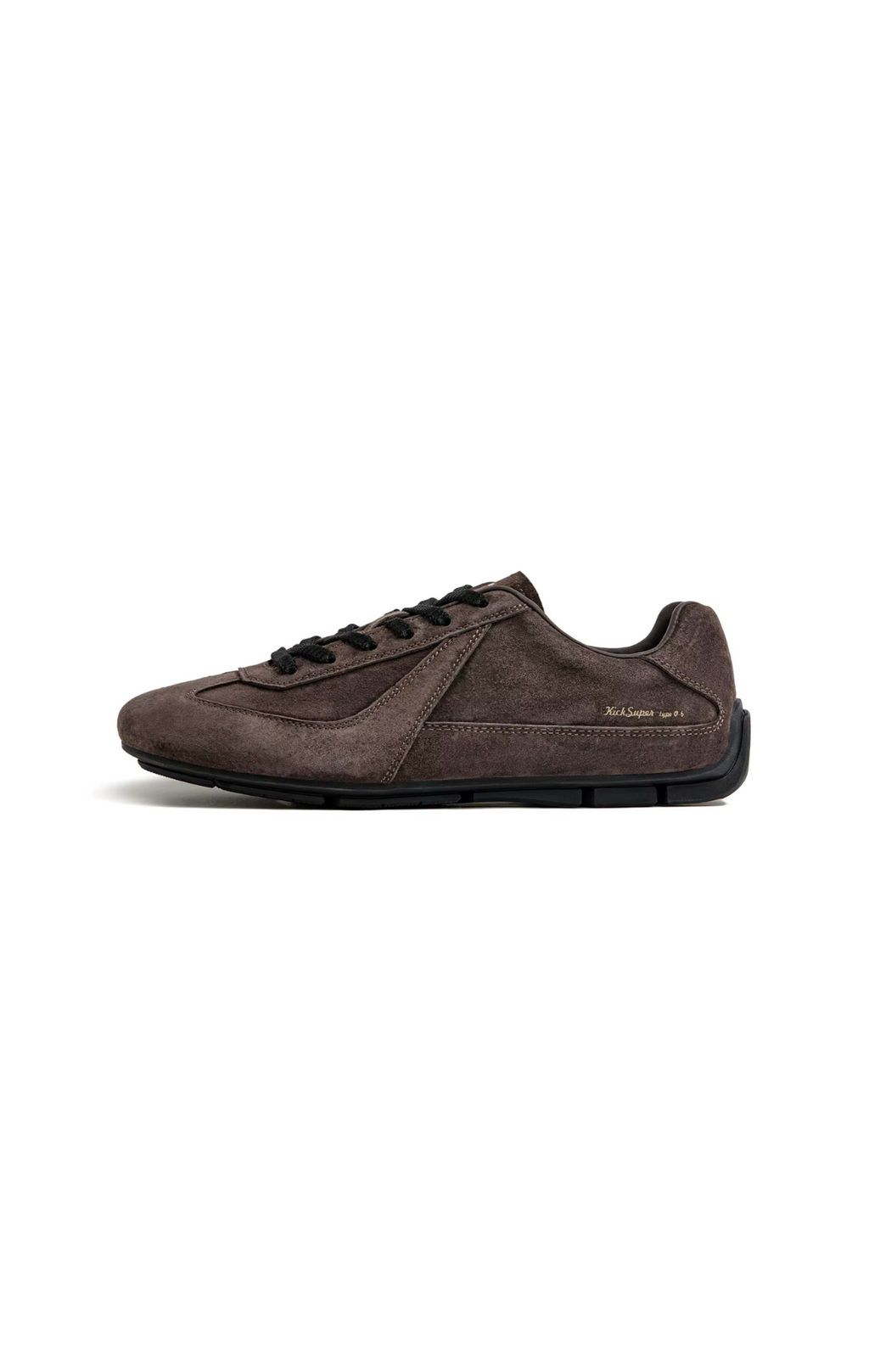 MADEN COFFEE BROWN GERMAN ARMY TRAINERS | PIGSKIN SUEDE SNEAKERS