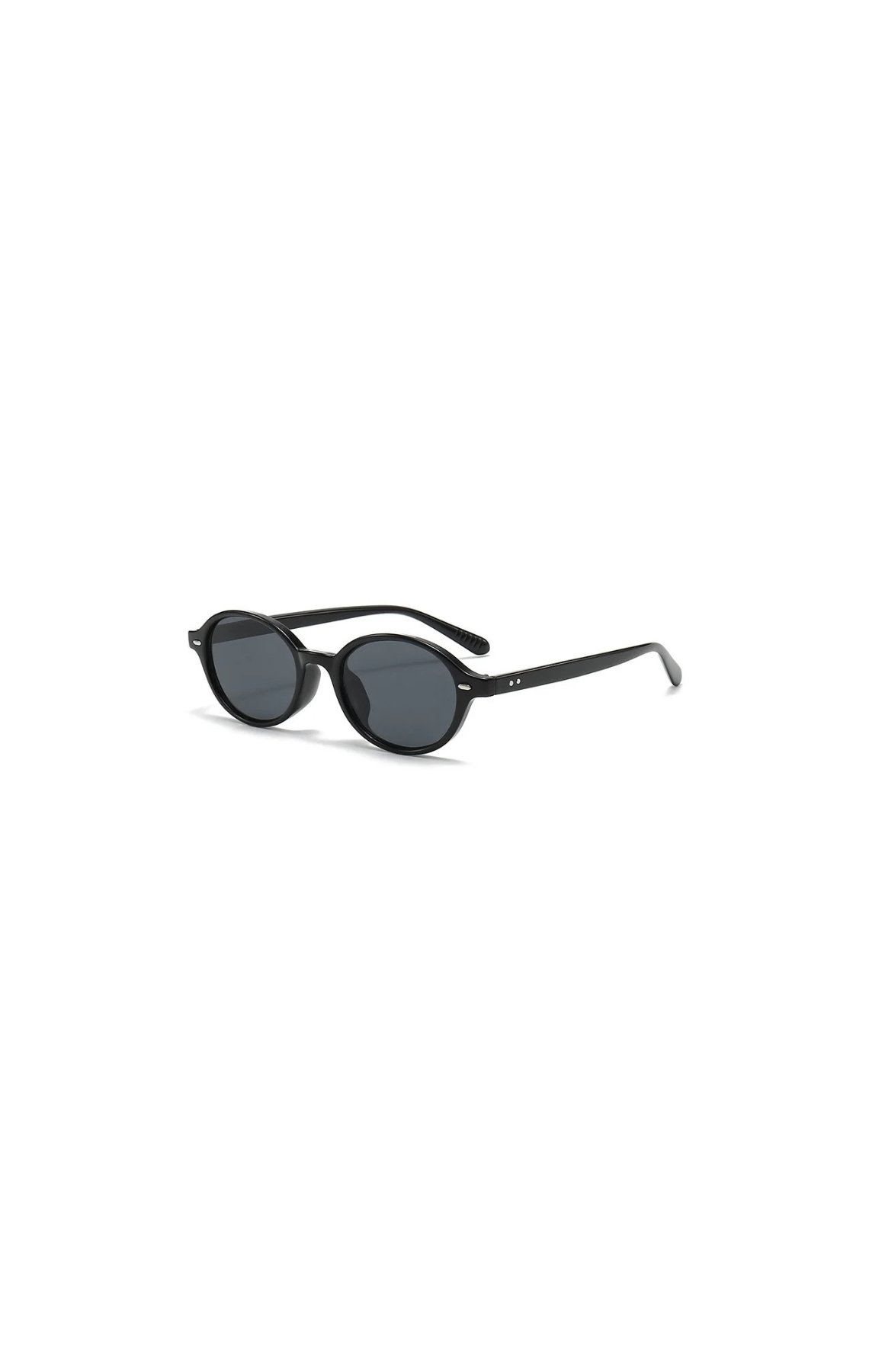 Retro Small Oval Sunglasses / Women Men Rivets Shades UV400