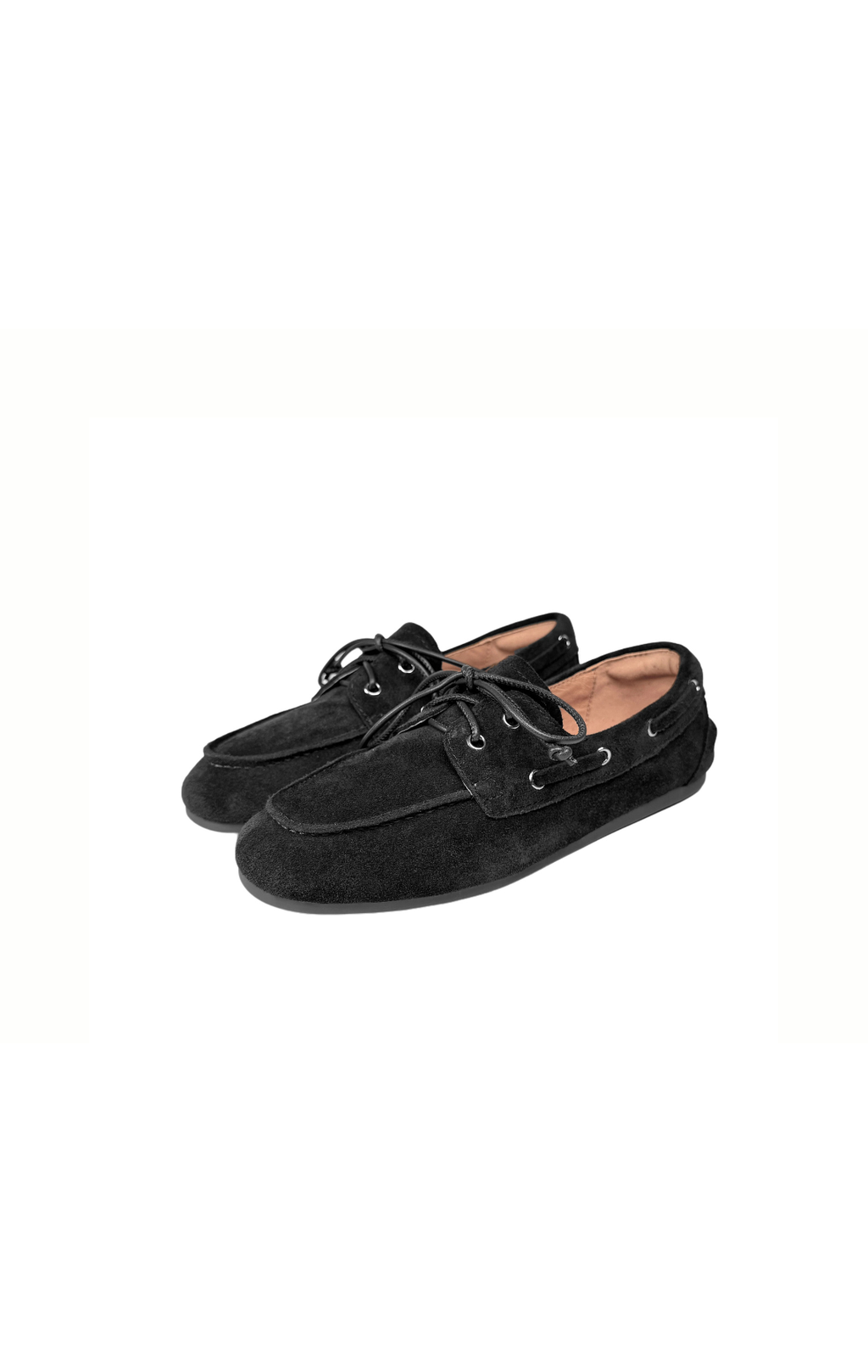 Lace Up Loafers Sewing Casual Boat Shoes / Flat Heel