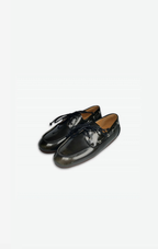 Lace Up Loafers Sewing Casual Boat Shoes / Flat Heel
