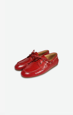 Lace Up Loafers Sewing Casual Boat Shoes / Flat Heel