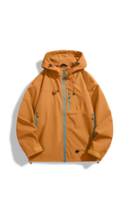LNGXO Unisex Wasserdichte Wanderjacke Windbreaker - Outdoor Sport Winddichte Regenjacke