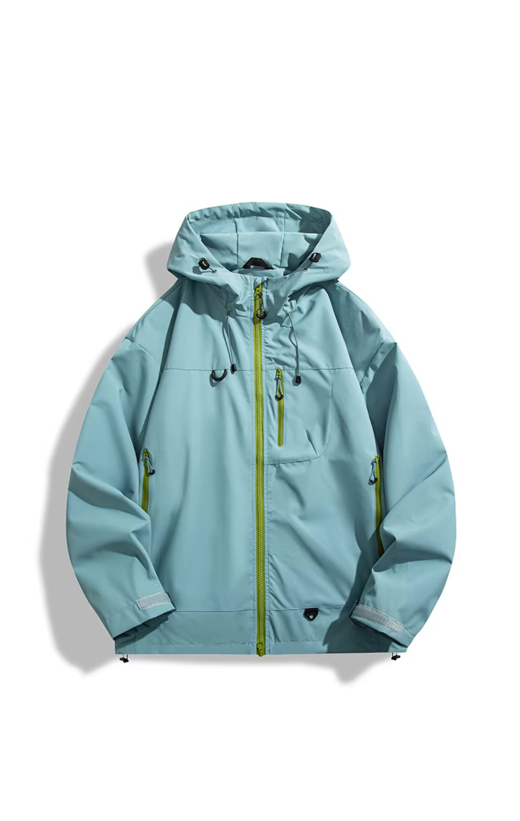 LNGXO Unisex Wasserdichte Wanderjacke Windbreaker - Outdoor Sport Winddichte Regenjacke