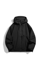 LNGXO Unisex Wasserdichte Wanderjacke Windbreaker - Outdoor Sport Winddichte Regenjacke