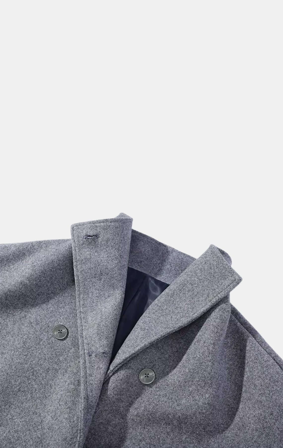 WOLLJACKE MIT KRAGEN