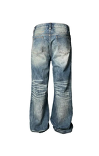 VINTAGE WASHED BOOTCUT JEANS