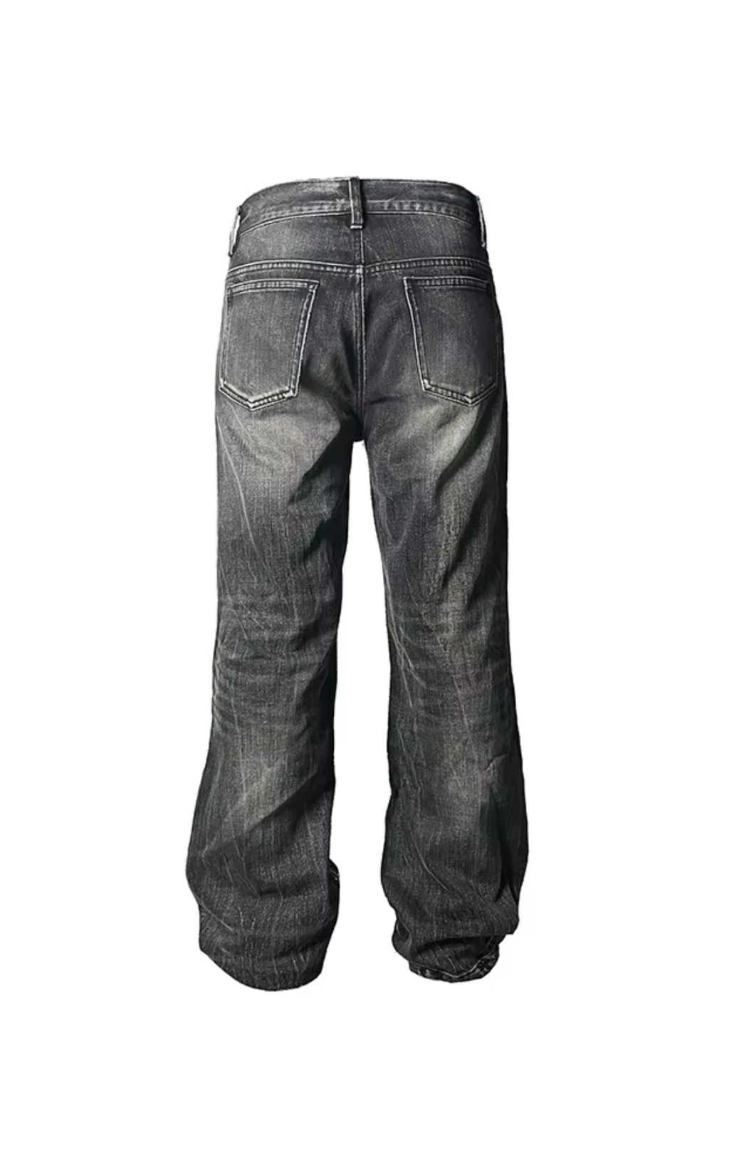 VINTAGE WASHED BOOTCUT JEANS