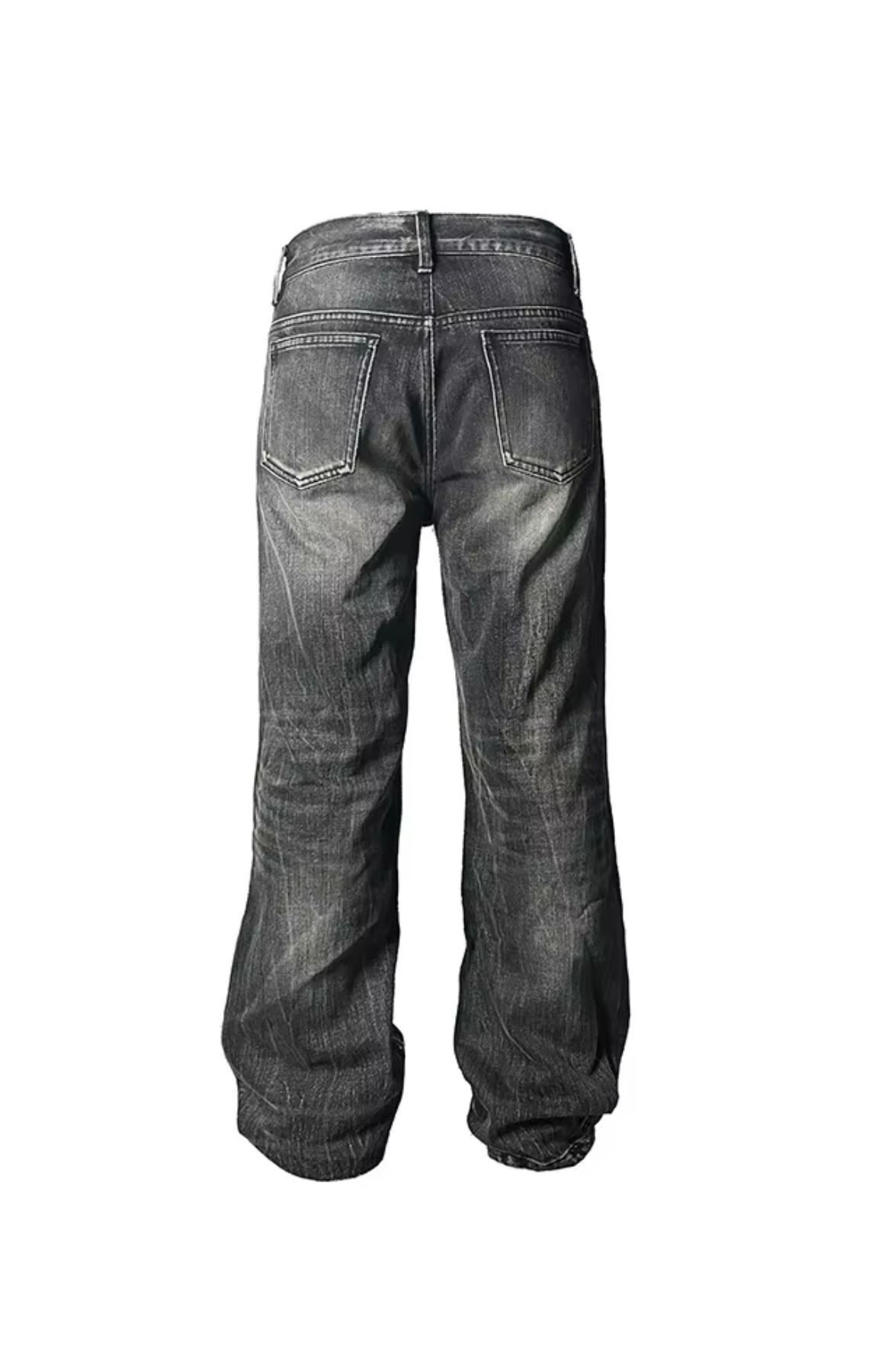 VINTAGE WASHED BOOTCUT JEANS