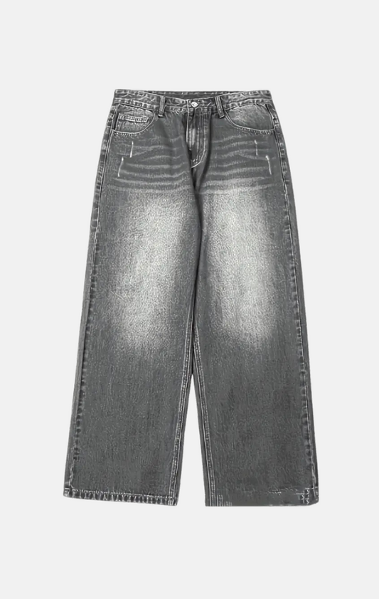WIDE GREY JEANS