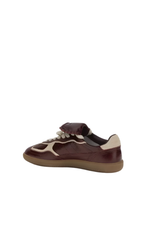 Alohas | Brown Calf Leather Low Top Sneakers