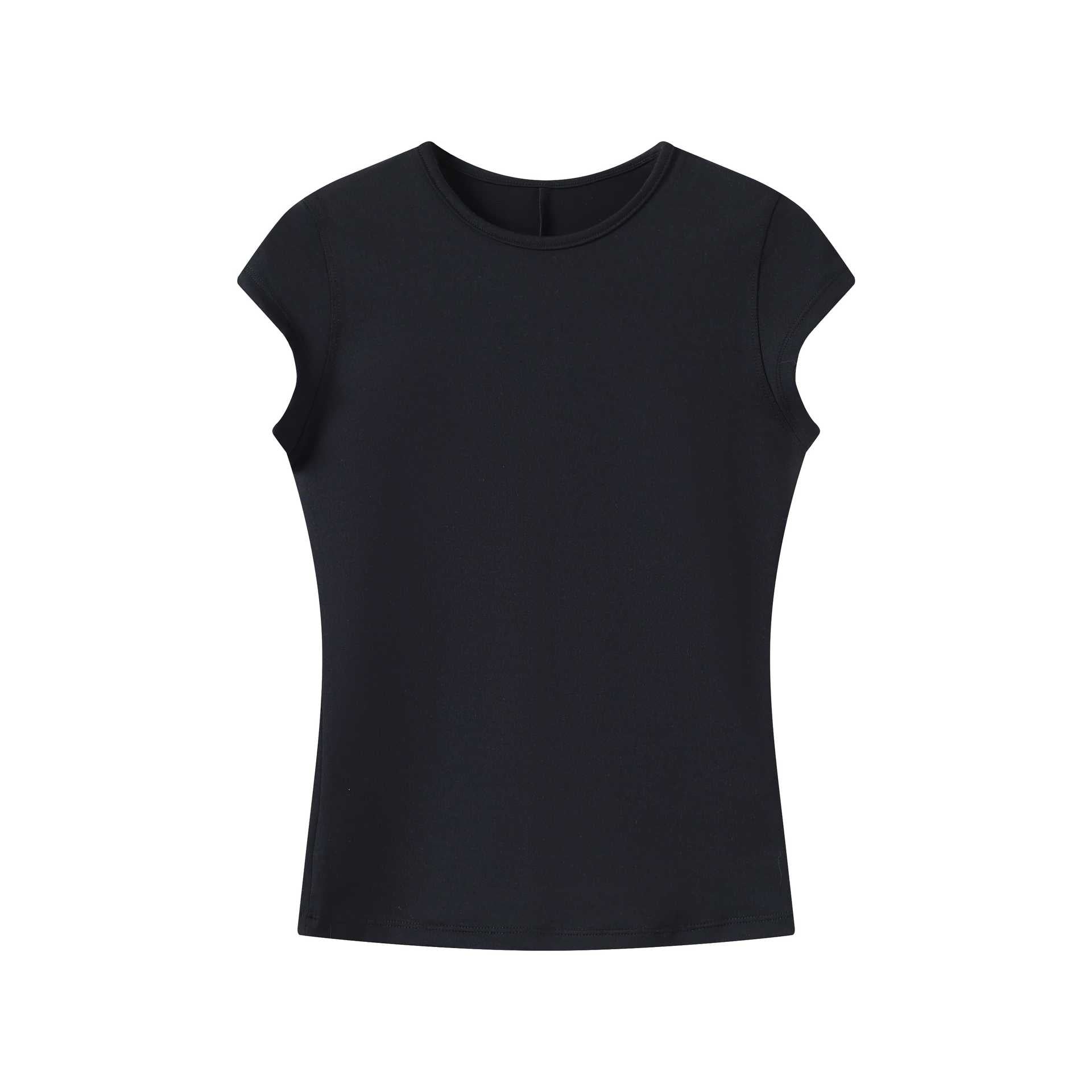 Spot Tankair Skin-Friendly Nude Elastic Tight Fitness Shoulder Small Flying Sleeve T-Shirt Sports Quick-Drying Top