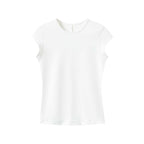 Spot Tankair Skin-Friendly Nude Elastic Tight Fitness Shoulder Small Flying Sleeve T-Shirt Sports Quick-Drying Top