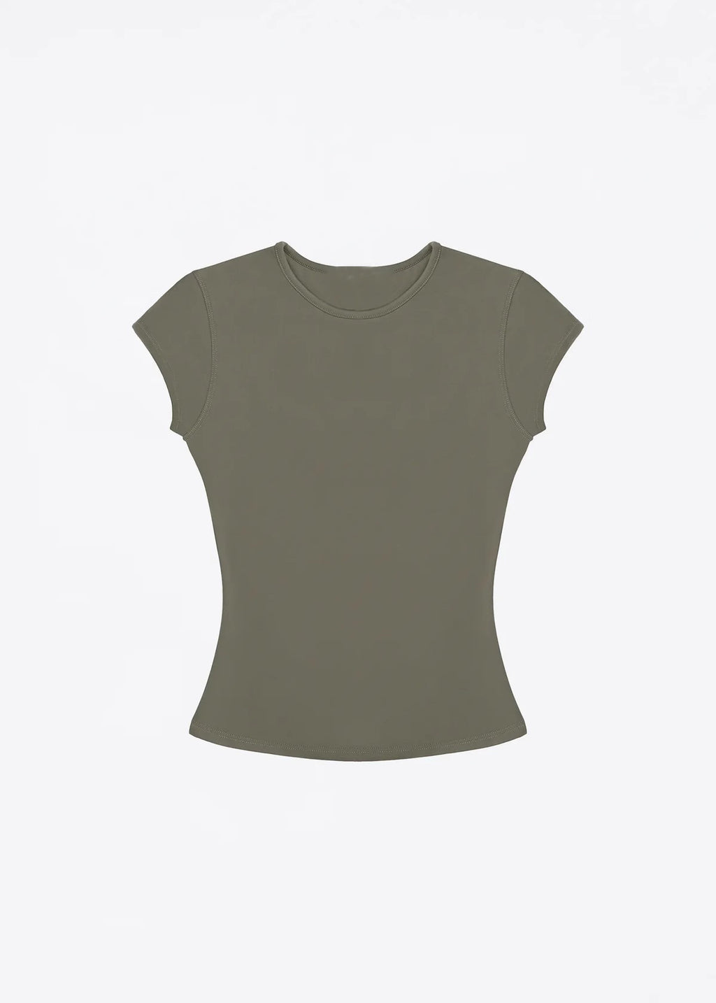 Spot Tankair Skin-Friendly Nude Elastic Tight Fitness Shoulder Small Flying Sleeve T-Shirt Sports Quick-Drying Top