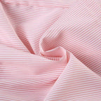 Striped Summer Beach Shorts for Women / Elastic Waist / Blue / Pink