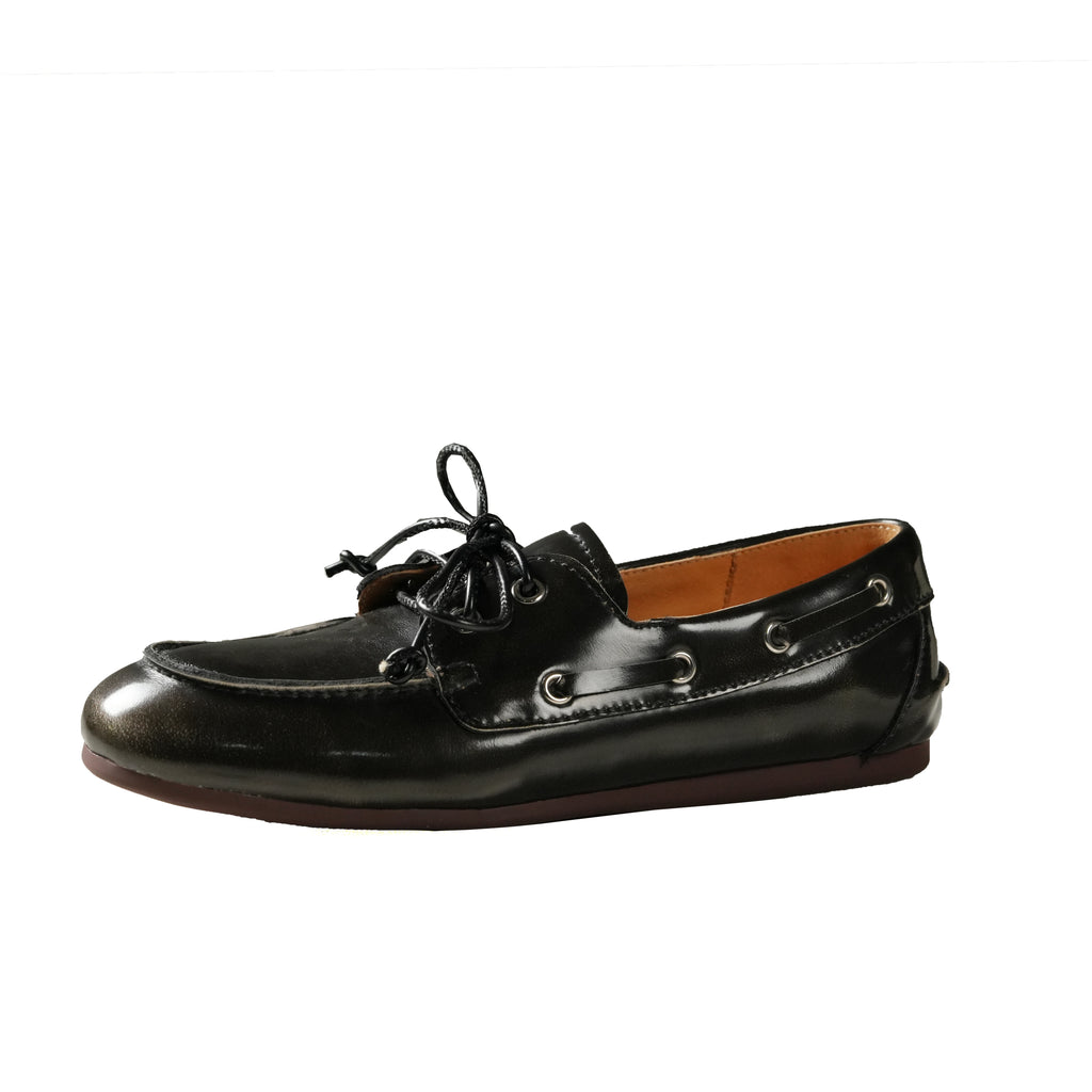 Dilalula 2026 Hot Sale Natural Leather Lace Up Loafers Women Sewing Casual Boat Shoes Female Flat Heel Pumps Lady Walk Flats