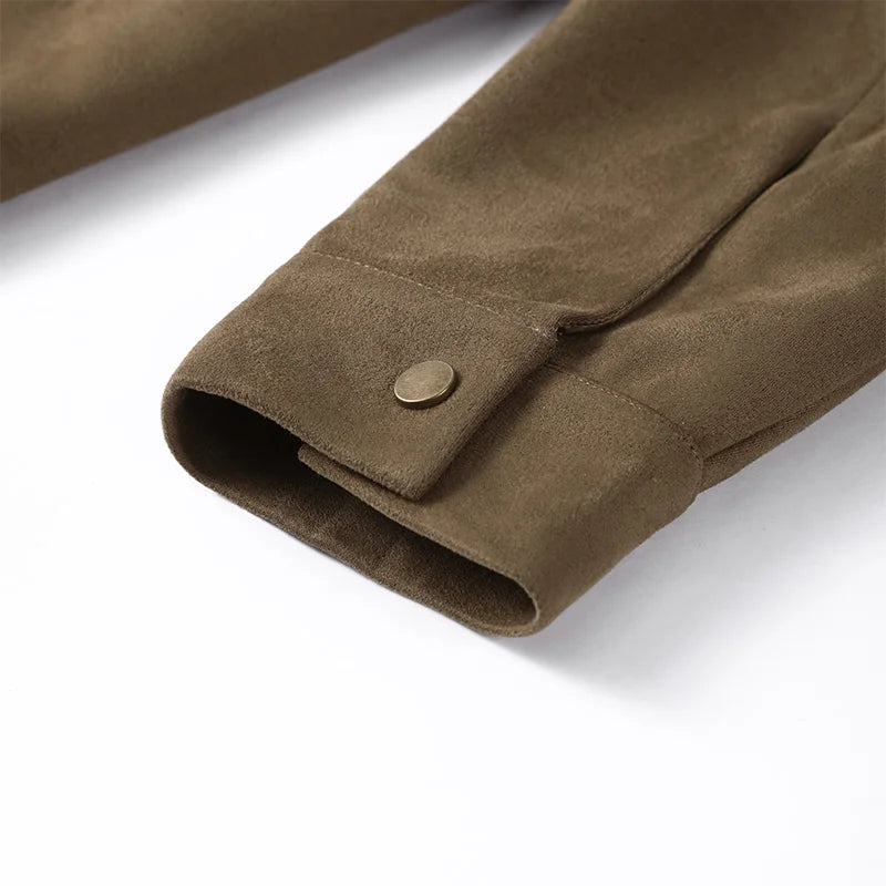 METAL BUTTON COTTON JACKET