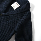 WOOL CARDIGAN | NAVY BLUE