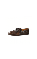 Lace Up Loafers Sewing Casual Boat Shoes / Flat Heel