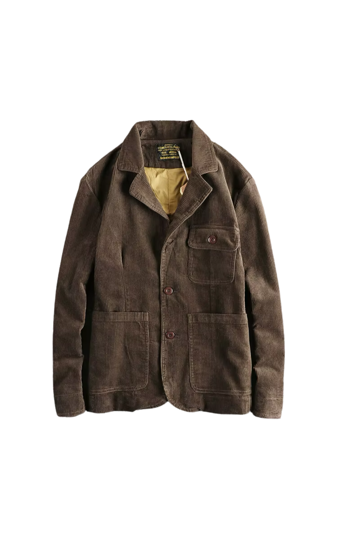 HEAVY VINTAGE WASHED COTTON JACKET