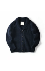 WOOL CARDIGAN | NAVY BLUE