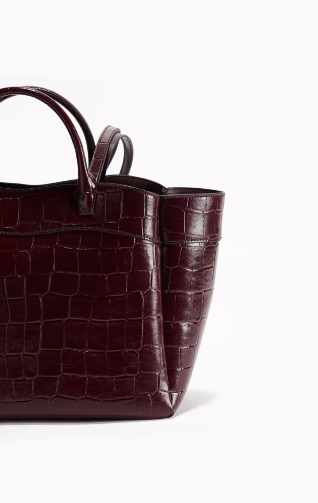 WOMANS CROCODILE PATTERN BAG